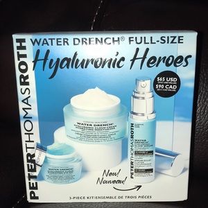 NEW - Peter Thomas Ross hyaluronic heroes water drench FULL SIZE 3 pc KIT 3